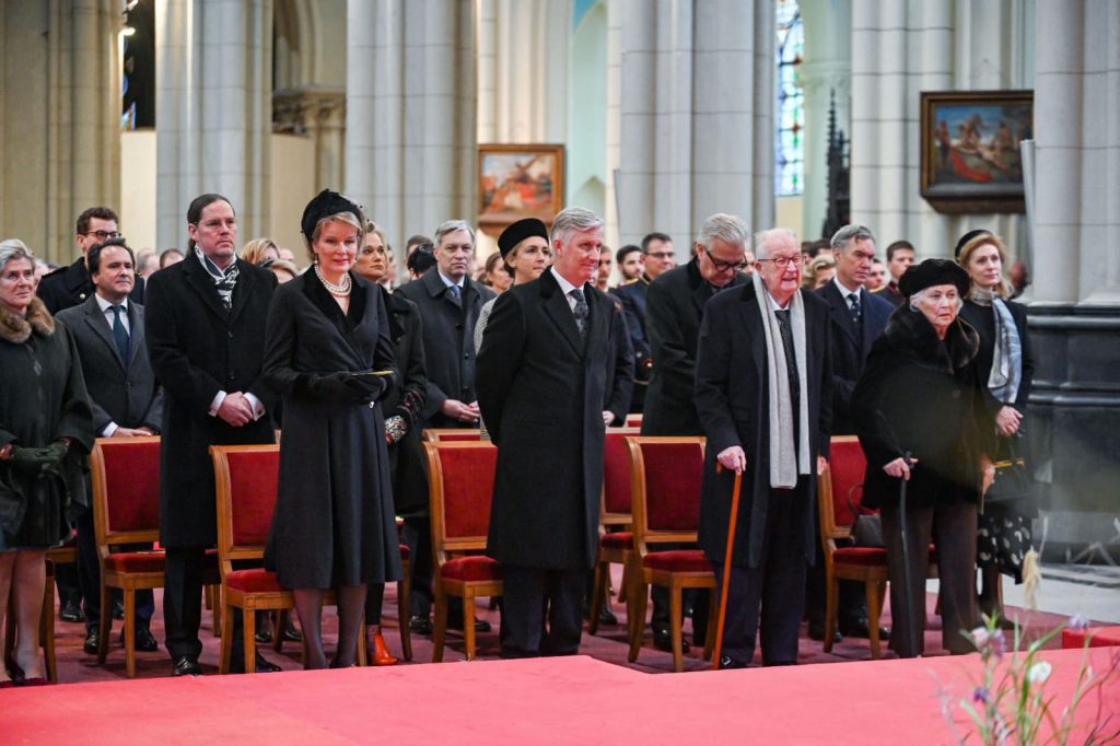 Messe pour les défunts de la famille royale belge en l’église Notre-Dame de Laeken